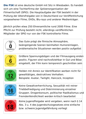 Hat ein Kinofilm in Deutschland noch keine FSK Kennzeichnung?